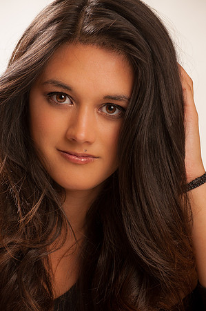 Hair on Her Cheek